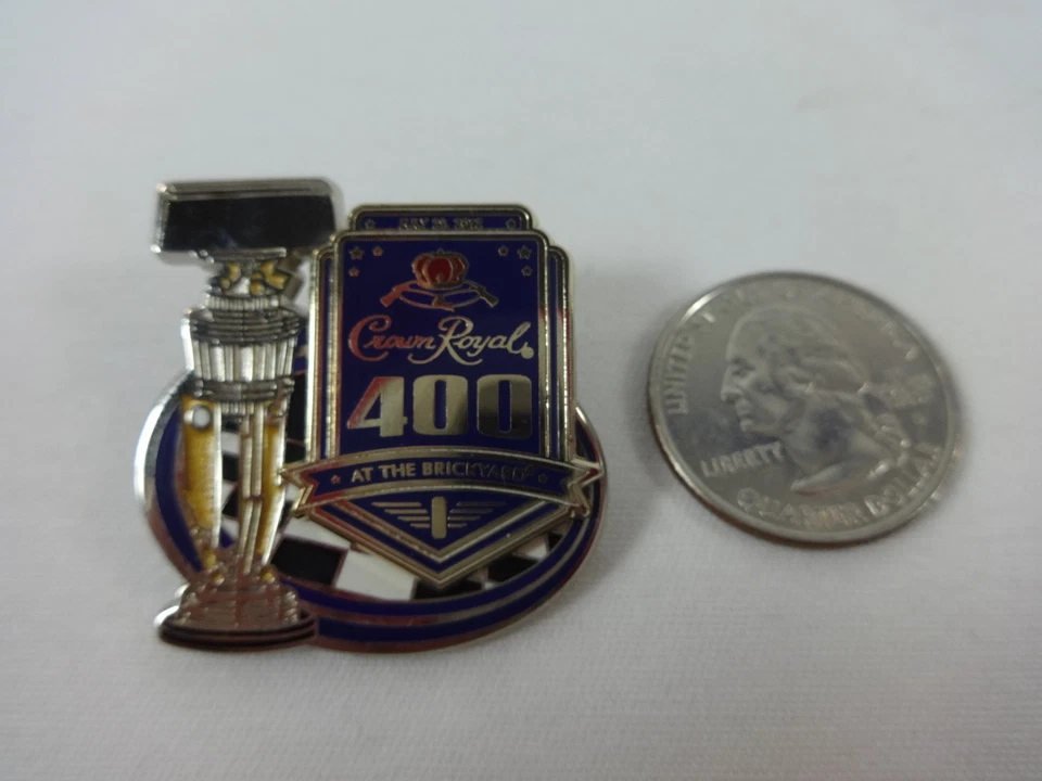 2012 Crown Royal 400 At the Brickyard Event Trophy Collector Pin Nascar - Image 2 of 4
