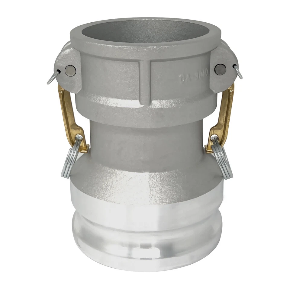 Gloxco Aluminum Type DA Cam and Groove Hose Fitting, Reducer, 3" Female Coupl...