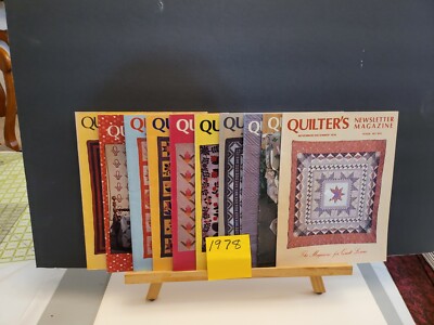 Quilters Newsletter Magazine All issues 1978