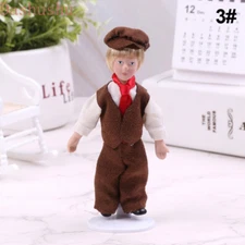 1:12 Scale Victorian Dollhouse Miniature Porcelain Doll Children Accessories