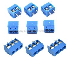 10/50PCS KF301 Connettore terminale collegamento morsettiera 5,08mm vite 2/3 vie