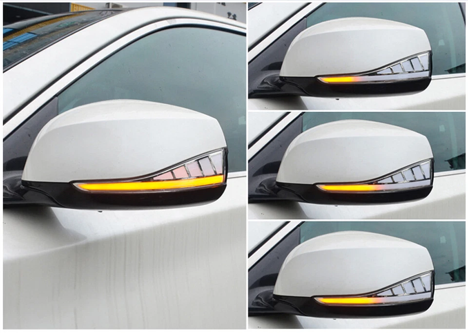 Luz de espejo LED para Infiniti QX30 Q50 Q60 Q70 2016-2019 señales de giro secuenciales Foto 4 de 4