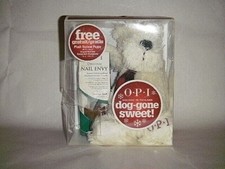 OPI NAIL ENVY STRENGTHENER PLUSH WHITE PUPPY HOLIDAY N TOY LAND DOG-GONE SWEET