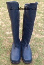 Roman Leather Boots Gladiator Long Boots Ancient Rome Inspired Footwear