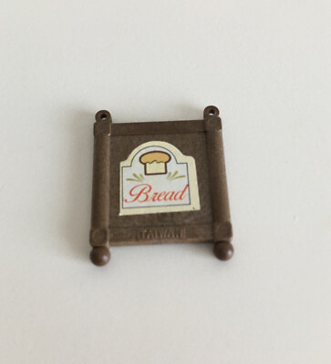Sylvanian Families Vintage Bäckerei Ersatzteile  Brotschild