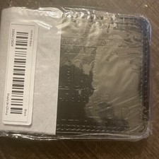 Men's US 100 Dollar Bill Leather Bifold Card Photo Holder Wallet Handbag Purse