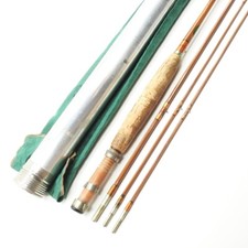 Heddon-Built Shakespeare #1234 Bamboo Fly Rod. 7’ 6”. W/ Tube & Sock.