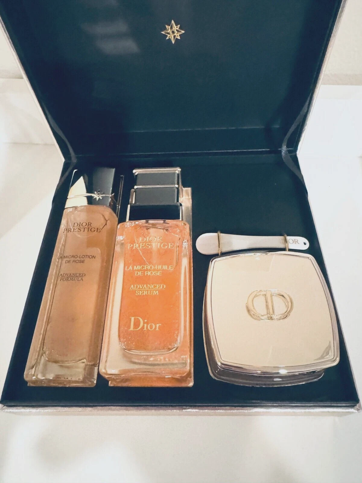 Lot de 3 pièces Dior Prestige Ritual ; sérum 30 ml, lotion 30 ml, crème 15 ml. scellé en boite