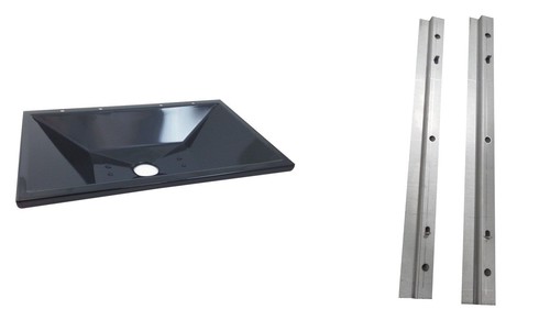 Weber Spirit Gas Grill Replacement Porcelain Drip Tray 90429 and Rails 88203
