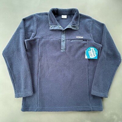 $75 Columbia Sportswear Jacket Hardy Road Half Snap Deep Pile