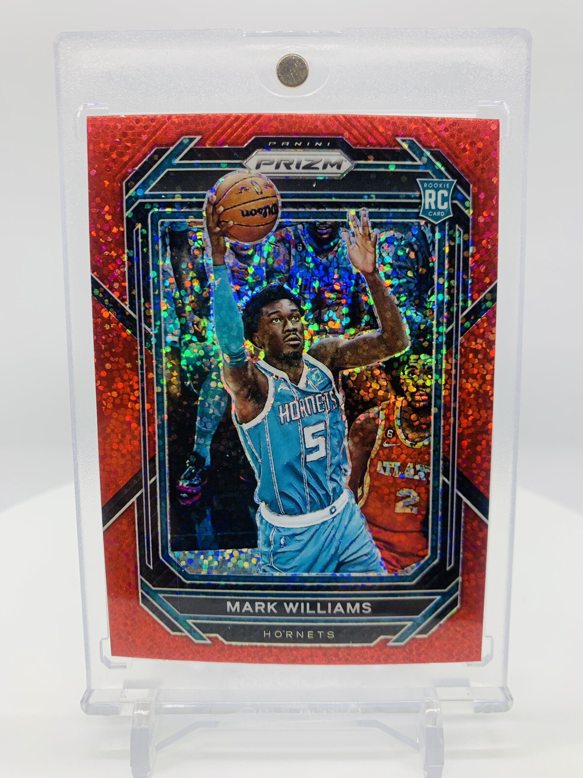 2022-23 Prizm Mark Williams RC RED SPARKLE SSP #257 Hornets REDEMPTION ROOKIE