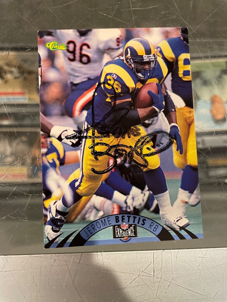 Jerome Bettis Rams Card