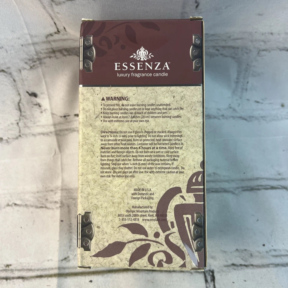 Essenza роскошь аромат свечи гранат и Fuji яблоко красный 6,5 унций новый - Изображение 4 из 4