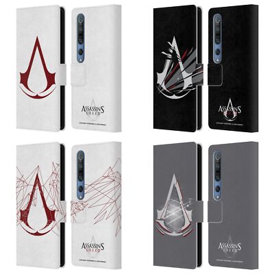 OFFICIAL ASSASSIN'S CREED LOGO LEATHER BOOK WALLET CASE COVER FOR XIAOMI PHONES