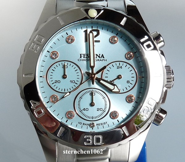 Festina * Damen Armbanduhr * Boyfriend Chronograph * F20603/4 * Quarz-image