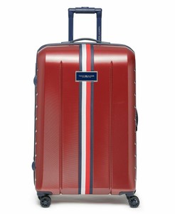 red tommy hilfiger suitcase