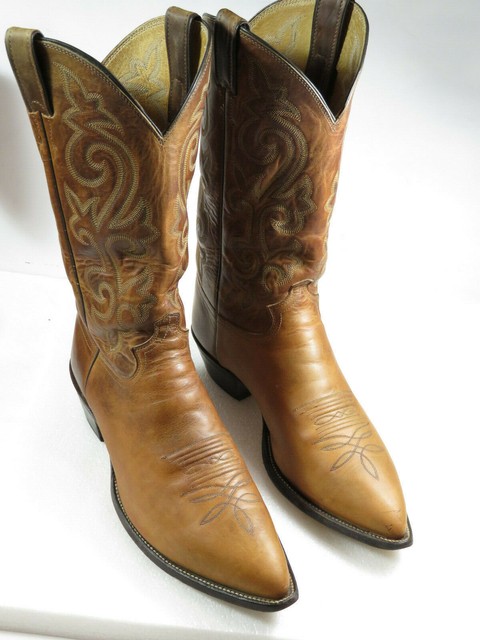Nice!JUSTIN boots buck bay apache MEN'S LEATHER western size 11E $199 | eBay