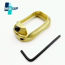 Magwell For Glock G17, 17L, 22, 24, 31, 34, 35, 37 (Gen3 and Gen4) Gold