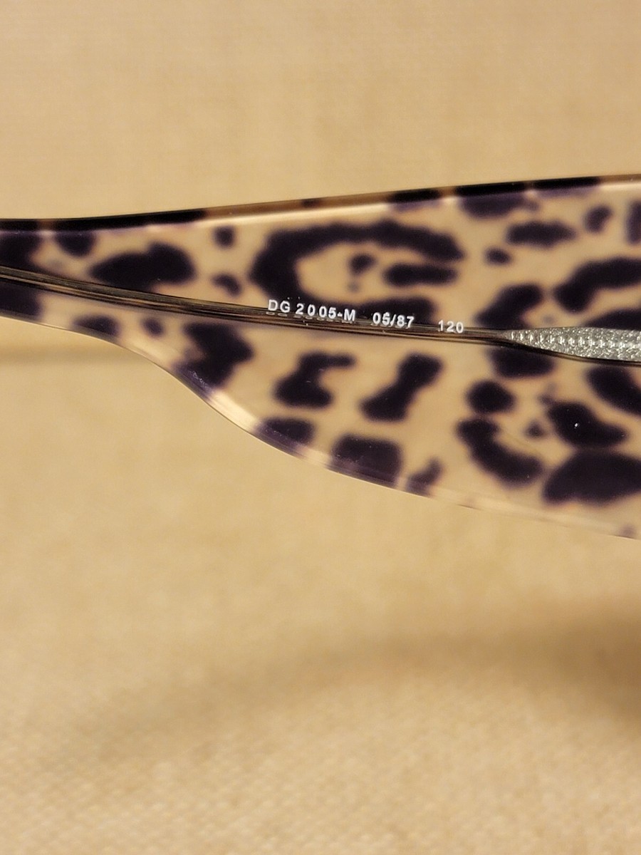 Authentic DOLCE & GABBANA Leopard Print DG2005M 05/6G 120  display picture 2
