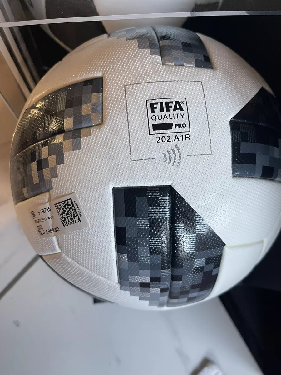 adidas Telstar 18 World Cup Mini Ball - White & Silver