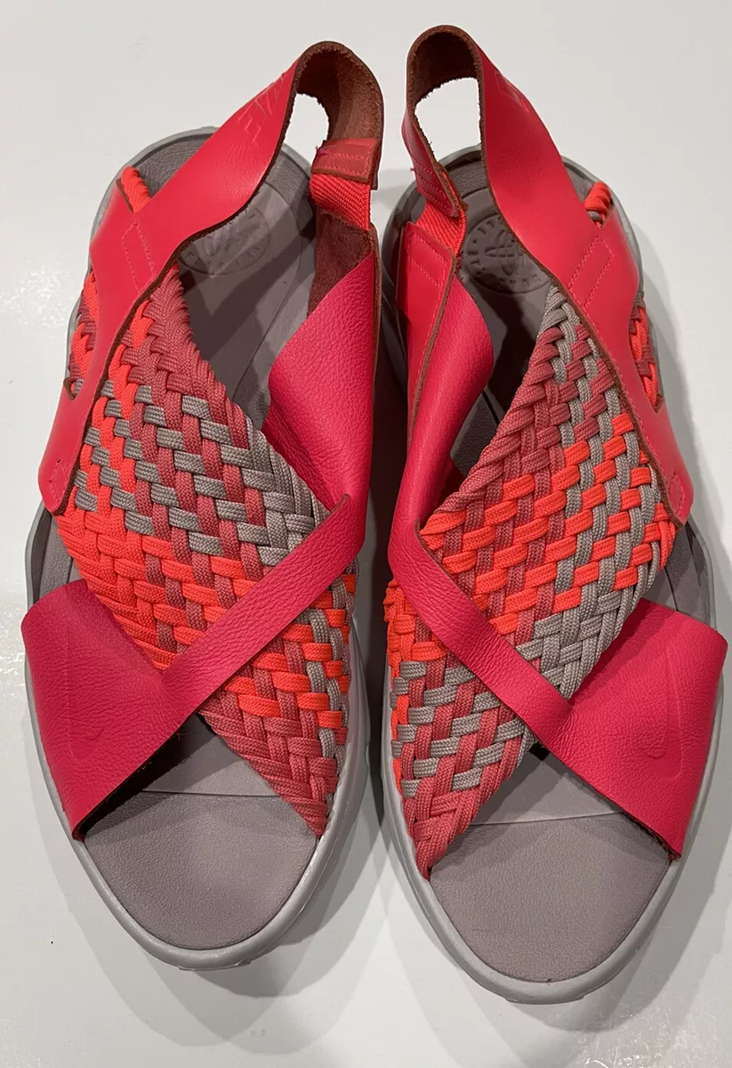 Buiten adem Whirlpool Niet ingewikkeld Nike Air Huarache Ultra Women&#039;s Sandals Bright Solar Red 885118-602 Sz  11 | eBay