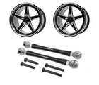 VMS WHEELS POLISHED LIP 17X10 30ET & ADJUSTABLE SWAY BAR LINKS FOR 06-23 DODGE