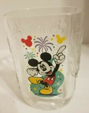 VTG Walt Disney World Square Glass 2000 McDonalds Mickey Mouse Magic Kingdom
