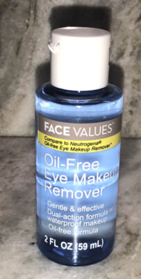 Face Values Oil-Free Eye Makeup Remover 1ea 2oz(59 ml)blt- BRAND NEW-SHIP N 24HR