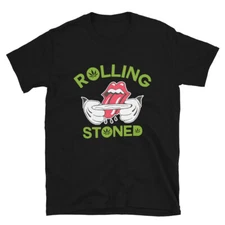 Stoned Funny Weed cannabis Marijuana Lovers 420 Stoner Hippie Gift T-Shirt