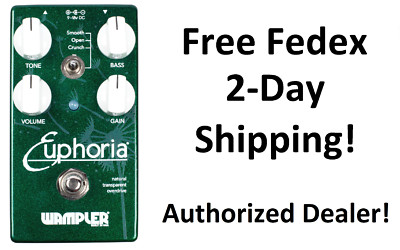 New Wampler Euphoria Overdrive Guitar Effects Pedal