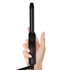 1/2 Inch Ceramic Mini Hair Curler with 3 Adjustable Temp, Dual Voltage, Travel C