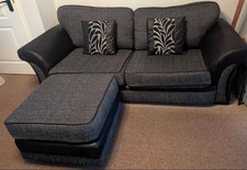2&3 Seater Sofa & Footstool