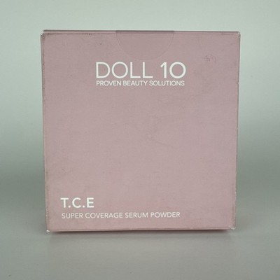 SEALED Doll 10 T.C.E. Super Coverage Serum Powder Light Full Size
