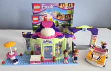 LEGO Friends Heartlake Frozen Yogurt Shop 41320 - 100 Complete Set w/Manual