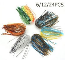 Replace Bass Jig Skirts Rubber Wobbler Baits Buzzbait For Pike Walleye