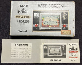 NINTENDO GAME AND & WATCH Turtle Bridge TL-28 - Japan Retro game - Very Rare