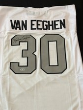 Mark Van Eeghen Signed Autographed Raiders Football Jersey Beckett COA