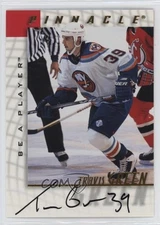 1997-98 Pinnacle Be A Player Auto Travis Green #63 Auto