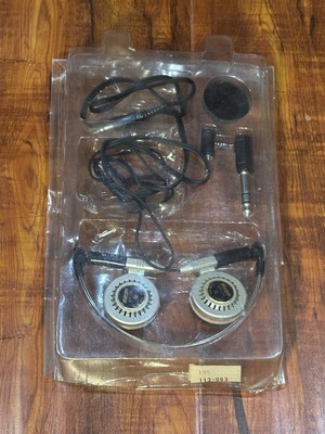 Super Rare Vintage Allorgan KH-116 Slim Mini Stereo Headphones - Tested & Works!