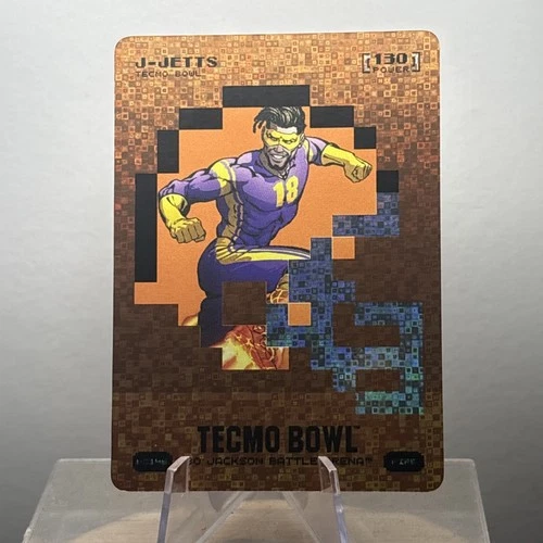Bo Jackson Battle Arena Tecmo Bowl Holo J-Jetta (Justin Jefferson) Fire HI146