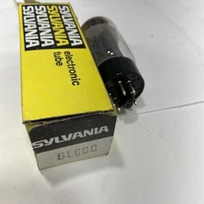 6L6GC Sylvania Tube Untested Audio Amplifier