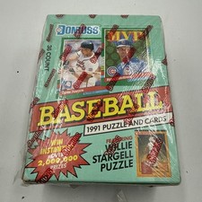 1991 Donruss Series 2 Wax Box Baseball Cards 36 Sealed Packs Factory Sealed 