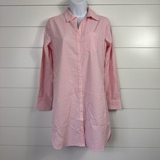 NWT Vineyard Vines Performance Harbor Popover Cover Up Dress Pink Stripe sz XXS