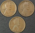 Lot of 3x 1914 S Lincoln Wheat Copper Cents 1C **HIGHLY SOUGHT RARITY**