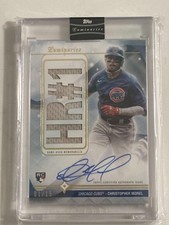 2023 Topps Luminaries - Home Run King Auto Relics #HRKAR-CM Christopher Morel