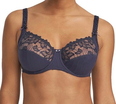 Prima Donna Deauville Bra Silver Blue Size 36I Underwired Full Cup 0161811 New