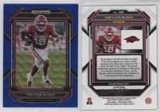 2023 Panini Prizm Draft Picks Blue Wave Prizm /249 Treylon Burks #98