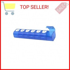 EZY DOSE Weekly 7-Day Pill Case, Medicine Planner, Vitamin Organizer, X-Large