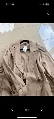 H&M TRENCH MANTEL M(L) Nude Beige /