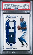 2023 Panini Flawless - Mastercraft Anthony Richardson #M-ARN /5 (MEM, RC) PSA10*